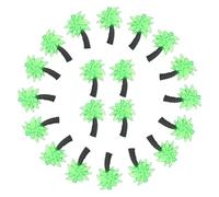 SHOWERORO 30 Pièces Guirlande Lumineuse Palmier en Plastique, Abat-jour Décoratif pour LED 5mm, Décoration Hawaïenne, Facile à Installer Retirer, pour Guirlandes Lumineuses et Sapins de