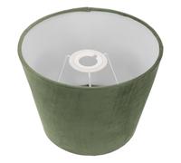 SHOWERORO Abat-jour Douille E27 et E14 en Tissu Vert pour Lampe de Table Design Simple et Pratique, pour Lampe de Bureau ou Salon