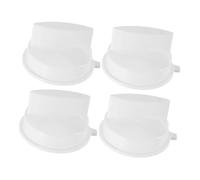 SHOWERORO Boutons En Plastique Pour Cuisinière Électrique 4 Pièces Boutons De Remplacement Minuterie Pour Four À -