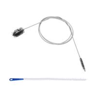 SHOWERORO Brosse De Nettoyage Tubulaire En Acier Inoxydable, 2 Pièces Pour Évier Et Salle De Bain, Brosse Fine Pour Entretien De Plomberie Et Débouchage