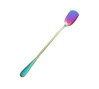 SHOWERORO Cuillères à Glace Cuillères à Mélanger Cocktail Réutilisables en Acier Inoxydable Lot de 6 Long Manche Élégantes et Solide pour Bar Cuisine