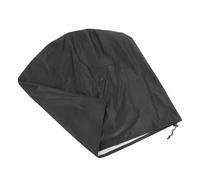 SHOWERORO Housse de Protection Ronde en Polyester pour Barbecue et Foyer Extérieur, Résistante aux Intempéries, Réutilisable Protection Solaire pour Jardin et Terrasse