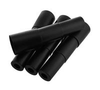 SHOWERORO Housse de Vérin Protection pour Cylindre de Fauteuil Hydraulique de Chaise de Bureau en Plastique Noir Installation Facile, Lot de 4 Set de Set de Pièces pour Bureau ou Maison