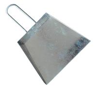SHOWERORO Mini Pelle Poignée Ergonomique en Tôle de Fer Argentée à Poussière Design Simple et Fonction Nettoyage des Espaces Étroits pour Bureau et Maison