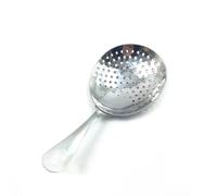 SHOWERORO Passoire Cocktail Inox Professionnelle avec Cuillère Perforée pour Bar Filtre à Boissons et Glaçons Manche Ergonomique Finition Miroir