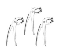 SHOWERORO Pince à Vaisselle Anti-chaleur en Alliage D'aluminium 3pcs, Design Ergonomique et Antidérapant, pour Saisir Bols et Plaques Chauffe-plats Cuisine
