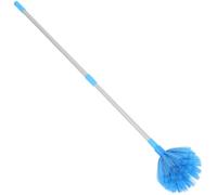 SHOWERORO Plumeau Nettoyage Facile pour Toile D'araignée Extensible avec Manche Télescopique en Métal et ABS, Brosse à Dépoussiérer et Prise Ferme pour Hauts Plafonds