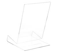 SHOWERORO Présentoir Fonctionnel en L Structure ou pour Acrylique Transparent en Livre Porte-livre Lecture et Exposition de Livres ou Téléphones