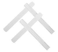 SHOWERORO Rail de Glissière Tiroir Adhésif 4 Pièces Blanc pour Boîtes de Rangement et Paniers Coulissants Accessoires Pratiques Cuisine et Chambre