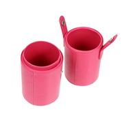 SHOWERORO Seau Capacité Suffisante Couvercle Anti-poussière Portable en PU de Rangement pour Pinceaux de Maquillage pour Maison et Voyage