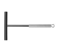 SHOWERORO Spatule en Acier Inoxydable pour Crêpière, Raclette à Crêpes Noire, pour Étaler Uniformément la Pâte et Racler Pancakes, Petit-déjeuner