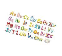 SHOWERORO Stickers Lettres Alphabet Pvc Adhésifs Décoratifs Faciles à Appliquer Enlever Pour Murs Fenêtres Carrelages Et Surfaces Lisses Autocollants Muraux Éducatifs Et Stylés