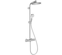 Showerpipe Crometta S 240 Colonne de douche 1jet EcoSmart avec mitigeur thermostatique (27268000)