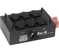 SHOWGEAR BO-6-PW CEE 16 A à 6 Schuko - Distributeurs de courant