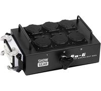SHOWGEAR BO-6-S1 6 connecteurs Schuko et 1 connecteur 16 broches - Distributeurs de courant