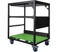 SHOWGEAR Chariot Loadmaster avec plaque de base 750 pour 6 plaques de base de structures alu 750 - Rack à roulettes et amoires en acier