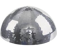 SHOWGEAR Demi-boule miroir 50 cm pour fixation murale et au plafond avec moteur - Boules à facettes