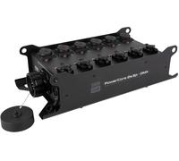 SHOWGEAR PowerCore 2s.6p - Répartiteur DMX multipolaire S19 (entrée/sortie) vers 6x Power Pro True - Distributeurs de courant 16 A 230 V