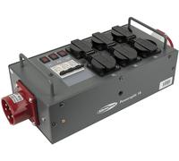 SHOWGEAR Powersplit 16 CEE 16 A 6x Schuko - 1x CEE 16 A 5P - Distributeurs de courant 16 A 230 V