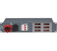 SHOWGEAR PSA-16A3S 3x MCB - sortie schuko - Distributeurs de courant 16 A 230 V