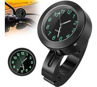 SHOWHEEL Montres de Moto Étanches et Lumineuse pour Guidon, Universelle Montre pour Vélo Motos Véhicules Électriques