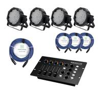 Showlite FLP-144W projecteur 4 x SET y compris le contrôleur DMX + câble G