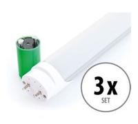 Showlite LED tube T8W18K45F-1200 1200mm set van 3 (lumière blanche 4500K) G