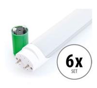 Showlite LED tube T8W18K45F-1200 1200mm set van 6 (lumière blanche 4500K) G