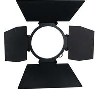 SHOWTEC Barndoor pour ACT 200 W Noir - Barndoor métallique à 4 volets - Projecteurs à volet coupe-flux