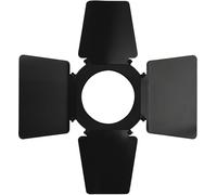 SHOWTEC Barndoor pour Parcan 30 Barndoor noir à quatre volets en aluminium - Projecteurs à volet coupe-flux
