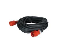 Showtec Câble de courant triphasé 32A câble d'extension haute puissance 5x 6 mm² 25 mètres