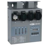 SHOWTEC DIM-4LC Pack de gradateurs 4 canaux avec commande locale - 3 A par canal - Gradateur d'éclairage