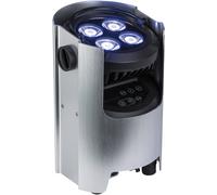 SHOWTEC EventSpot 1600 Q4 4x 12 W RGBW - aluminium brossé - Projecteurs à batterie