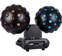 SHOWTEC FireBall PRO : projecteur à double boule avec effets RGBW - Effets de projecteurs LED