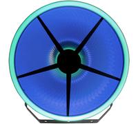 SHOWTEC Goliath Effet lumière rétro avec simulation tungstène et double anneau LED RGB - Effets LED