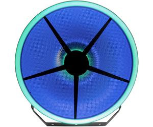 SHOWTEC Goliath Effet lumière rétro avec simulation tungstène et double anneau LED RGB - Effets LED