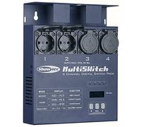 Showtec Pack de commutateurs MultiSwitch DMX512 4 canaux – étages de sortie commutables