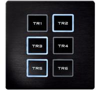 SHOWTEC Panneau mural à distance pour TR-512 Installation/Pochette Panneau avant noir - DMX accessories