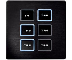 SHOWTEC Panneau mural à distance pour TR-512 Installation/Pochette Panneau avant noir - DMX accessories
