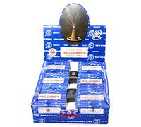 Shrinivas Sugandhalaya Satya Sai Baba Nag Champa Lot de 144 cônes d'encens Dhoop