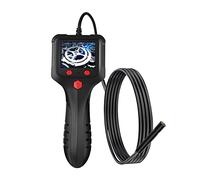 SHUAIGUO Endoscope Numérique Industriel P100 - Caméra Serpent HD 5,5 Mm 1080p, étanche IP67, Portable avec écran IPS 2,4" et 6 Lumières LED (Objectif 8 mm et câble 2 m)