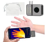SHUAIGUO Petite caméra d'imagerie thermique portable pour téléphone portable - Prise en charge du point central le plus bas - Mesure de la température régionale - 6 modes d'affichage - Langue chinoise