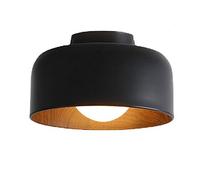 SHUANGZ Plafonnier De Style Minimaliste Noir Et Blanc Abat-Jour De Lampe De Plafond Au Design Créatif Suspension Luminaire Facile À Installer Lumières D'allée De Couloir De Balcon À LED