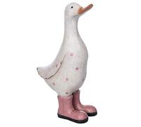 Shudehill Giftware David's Polka Dot Duck Pink Medium Ornament