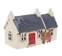 Shudehill Giftware Village Pottery Croft House Highland Coo Photophore en céramique