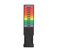 SHUIYUE Champ électromagnétique Portable EMF Gauss mètre Portable EMF mètre Moniteur de Champ magnétique détecteur électromagnétique électrique environnemental Domestique 9 LED Gauss mètre