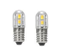 ShuoHui Culot à vis E10 5730 LED - Éclairage de rechange blanc chaud 3200 K - Ampoule économique 6 V (2)