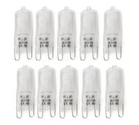 ShuoHui Lot de 10 ampoules halogènes G9 230 V 20 W HaloPin givré Remplacement pour angle d'éclairage blanc chaud 2700 K