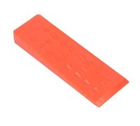 Shuoshenm Cale d’abattage en Plastique ABS de 10 Pouces, cale d’abattage pour fendre Le Bois, cale de bûcheron dentelée avec Faces Lisses et barbelées, Outil de sécurité pour tronçonneuse, (Orange)