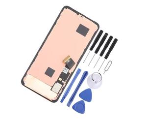 Shurhome Assemblage de panneau tactile avec cadre fixé, écran de rechange | Partie avant et outils d'ouverture pour les travaux de service sur des écrans endommagés avec cadre attaché